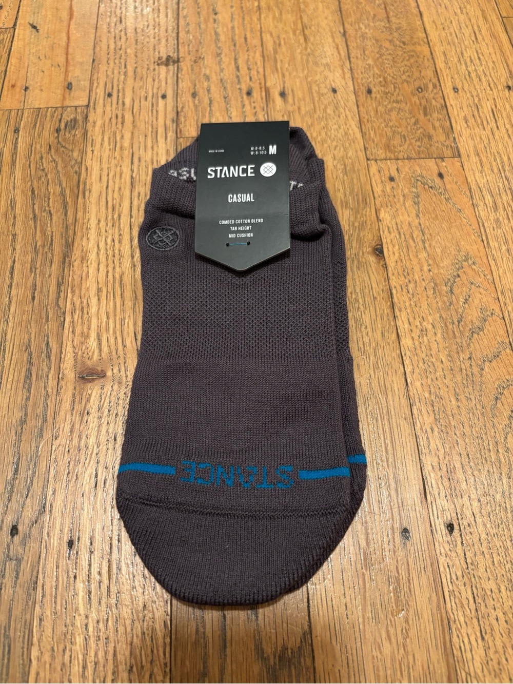 Stance Men's Casual Icon Socks in Charcoal
